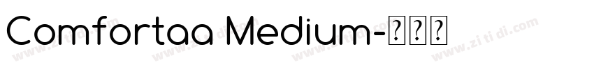 Comfortaa Medium字体转换